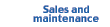 Sales and Maintenance